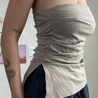 thesilverrlining-beautiful-beige-rouched-top-with-24eb45bc8d0f2c5618e0eae2738116eed