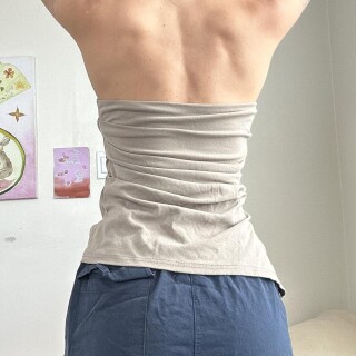 thesilverrlining-beautiful-beige-rouched-top-with-516ec0542332a64e87e5bfcbf4fc2616a