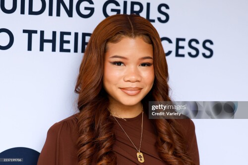 Storm Reid at Step Up's Inspiration Awards held at Skirball Cultural Center on September 26, 2025 in Los Angeles, California. (Photo by Jesse Grant/Variety via Getty Images)