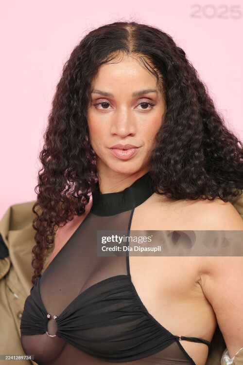 NEW YORK, NEW YORK - OCTOBER 15: Dascha Polanco attends the Victoria's Secret Fashion Show on October 15, 2025 in New York City. (Photo by Dia Dipasupil/Getty Images)