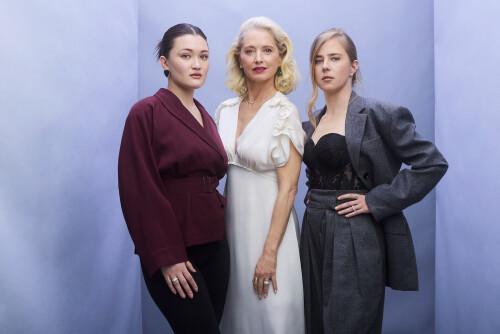 Katherine LaNasa, Isa Briones and Taylor Dearden photographed for Variety in Los Angeles, CA in May, 2025