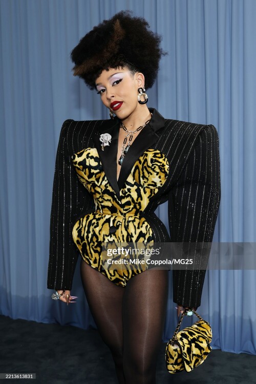 NEW YORK, NEW YORK - MAY 05: Doja Cat attends the 2025 Met Gala Celebrating "Superfine: Tailoring Black Style" at Metropolitan Museum of Art on May 05, 2025 in New York City. (Photo by Mike Coppola/MG25/Getty Images for The Met Museum/Vogue)