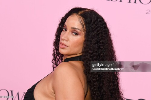 Dascha Polanco at the 2025 Victoria's Secret Fashion Show held at Steiner Studios on October 15, 2025 in New York, New York. (Photo by Kristina Bumphrey/Variety via Getty Images)