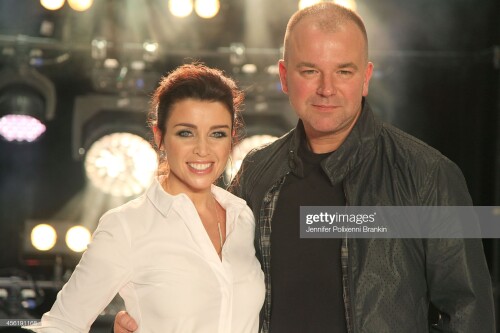 SYDNEY, AUSTRALIA - SEPTEMBER 27:  Dannii Minogue and Target Australia CEO Stuart Machin pose after the Target Runway show during Mercedes-Benz Fashion Festival Sydney at Sydney Town Hall on September 27, 2014 in Sydney, Australia.  (Photo by Jennifer Polixenni Brankin/WireImage)