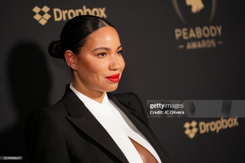 Jurnee Smollett at the 2025 Peabody Trailblazer Award held at The Sun Rose West Hollywood on October 10, 2025 in West Hollywood, California. (Photo by JC Olivera/Variety via Getty Images)