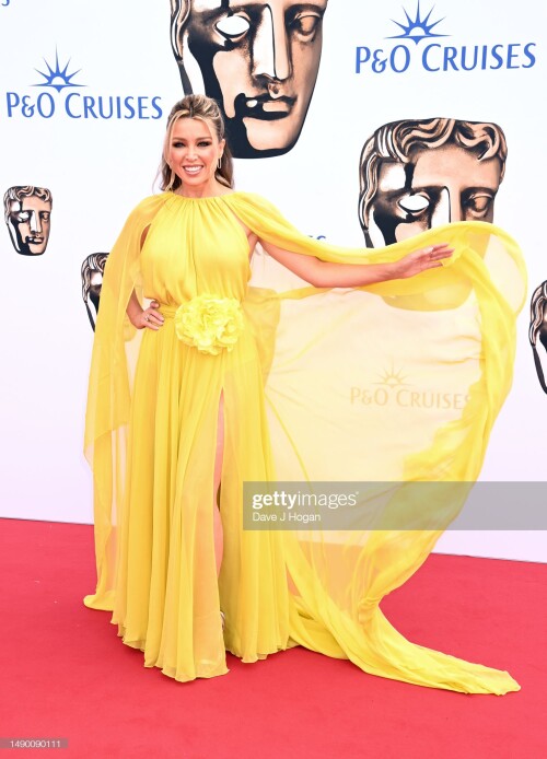 LONDON, ENGLAND - MAY 14: Dannii Minogue attends the 2023 BAFTA Television Awards with P&O Cruises at The Royal Festival Hall on May 14, 2023 in London, England. (Photo by Dave J Hogan/Getty Images)