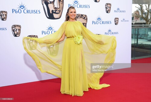 LONDON, ENGLAND - MAY 14: Dannii Minogue attends the BAFTA Television Awards with P&O Cruises 2023 at The Royal Festival Hall on May 14, 2023 in London, England. (Photo by Mike Marsland/WireImage)