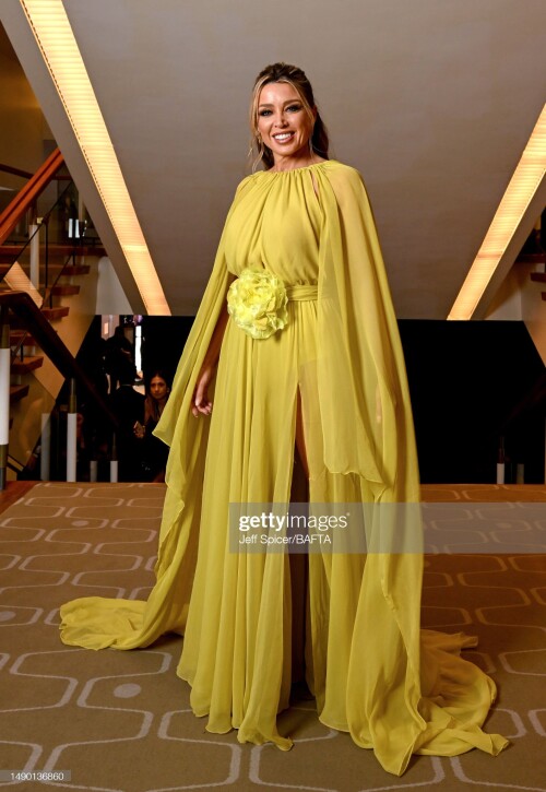 LONDON, ENGLAND - MAY 14: Dannii Minogue is seen backstage during the 2023 BAFTA Television Awards with P&O Cruises at The Royal Festival Hall on May 14, 2023 in London, England. (Photo by Jeff Spicer/BAFTA/Getty Images for BAFTA)