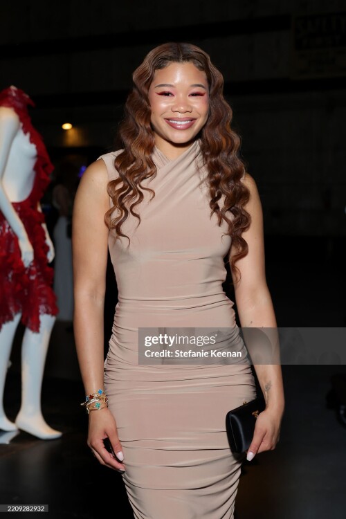 LOS ANGELES, CALIFORNIA - APRIL 08: Storm Reid attends the Fashion Trust U.S. Awards 2025 in Partnership with Google Shopping on April 08, 2025 in Los Angeles, California. (Photo by Stefanie Keenan/Getty Images for Fashion Trust U.S.)