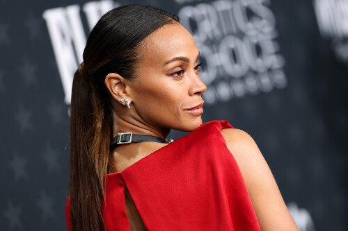 Mandatory Credit: Photo by John Salangsang/Shutterstock (15138008la)Zoe Saldana30th Annual Critics Choice Awards, Arrivals, Los Angeles, California, USA - 07 Feb 2025